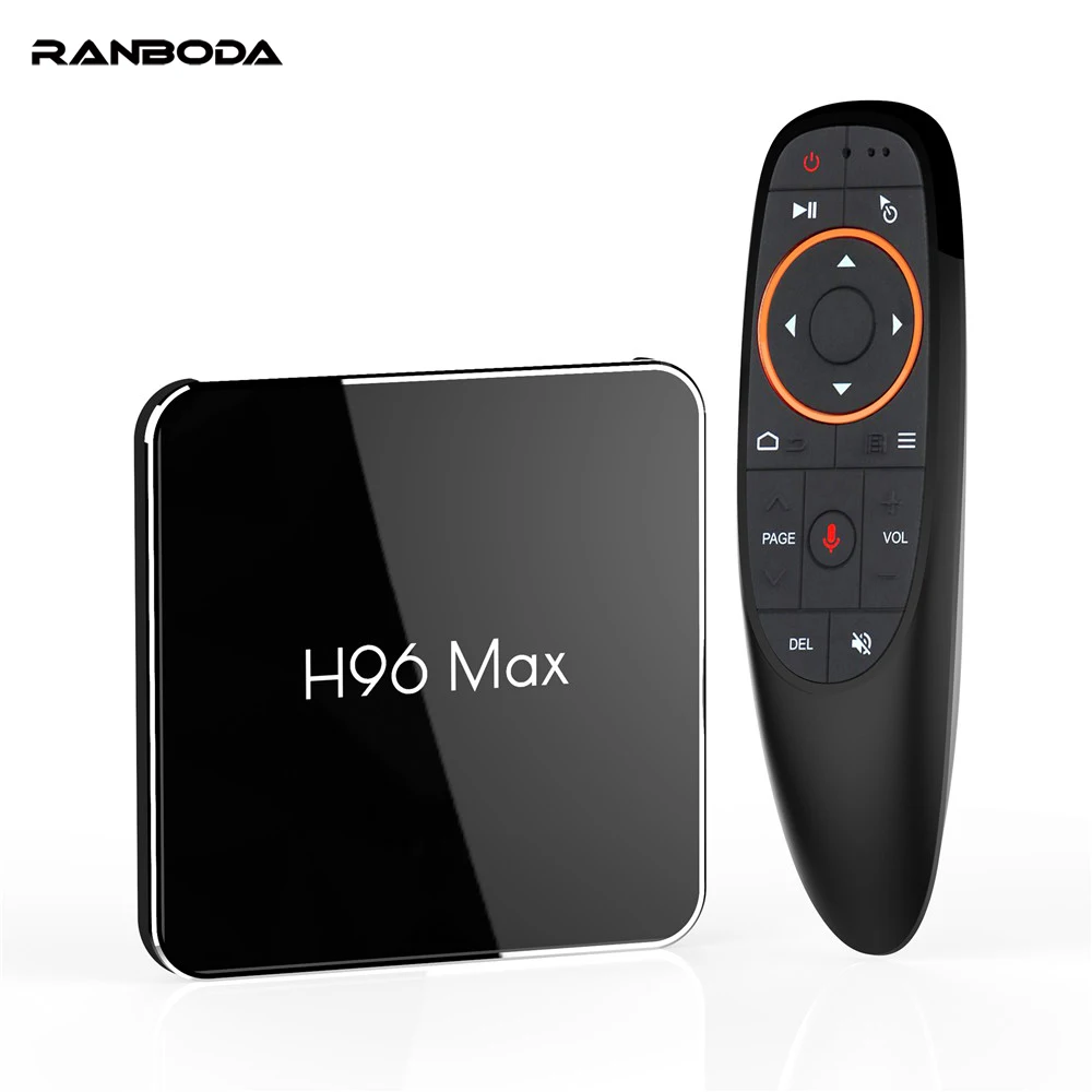 

Amlogic S905X2 DDR4 H96 Max Android 8.1 4GB RAM ATV TV Box with Voice Remote Controller 5G Dual WiFi