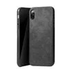 Laudtec Rugged TPU Bumper Shockproof Drop Protective Case Made of Alcantara for iPhone X XS