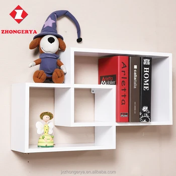 Zhongerya Wall Mounted Floating Storage Cube Wood Mdf Home Decor Shelf Woodware Zhongerya Wall Mounted Floating Storage Cube Wood Mdf Home Decor Shelf Woodware