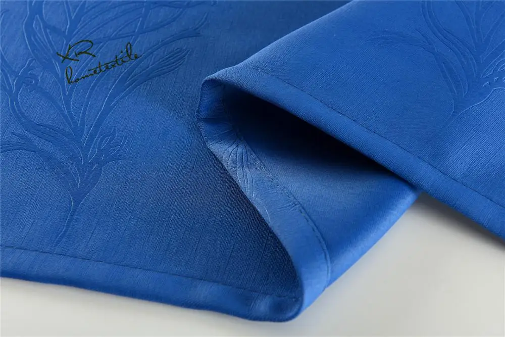 Wholesale Curtain Office Blackout Curtain3d Embossed Fabric New Design