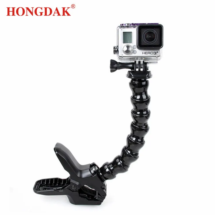 

Hongdak Flexible Rotational Gopros Accessory Camera Clamp Mount with Competitive Price, Black