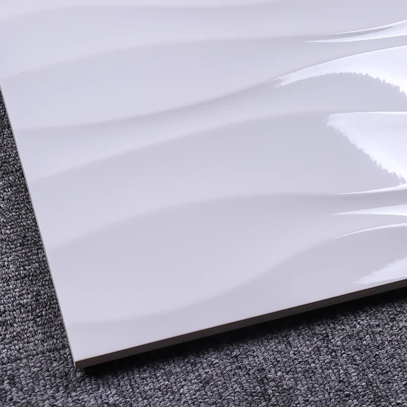 300 X 600 White Wavy Subway Tile Ceramic Wall 30x60 Subway Tile Ceramic Wall 30x60