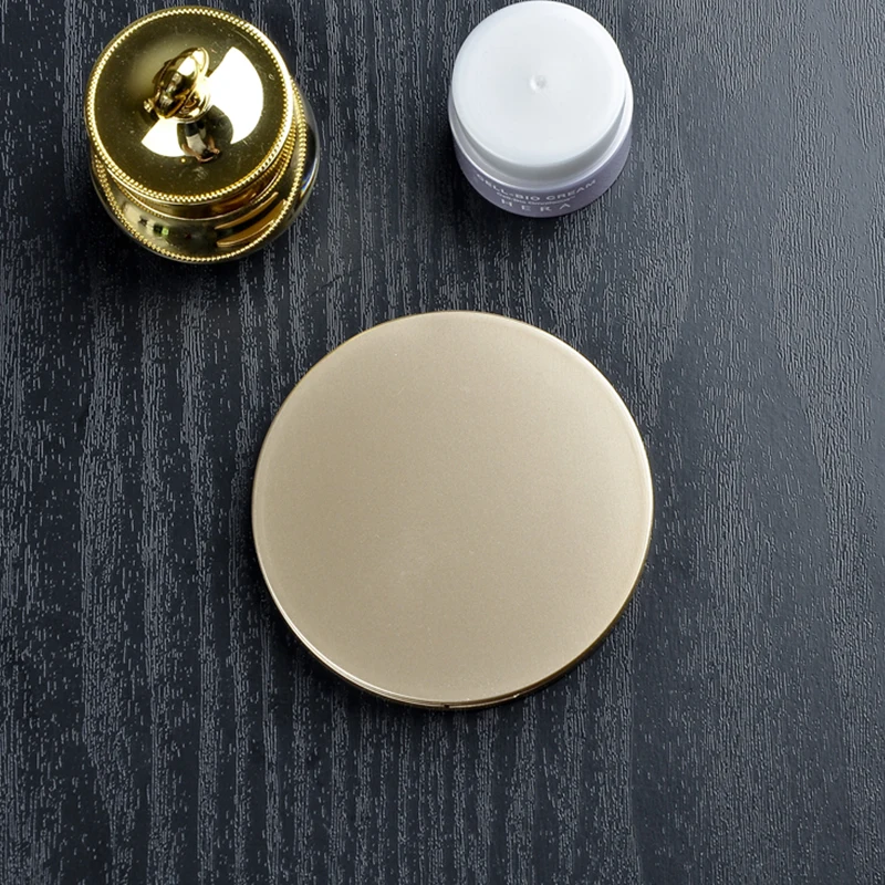 Cheap Pocket Engraved Custom Foldable Single Side Gold Cosmetic Mirror Buy Cosmetic Mirror