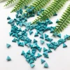 Factory outlet Super value step cut Trillion DIY accessory Synthetic turquoise