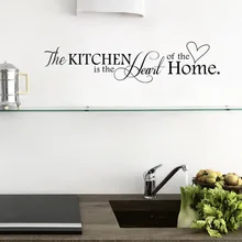 #Cu3 New Kitchen + Home Letter Heart Pattern PVC Removable Wall Sticker Home Decor