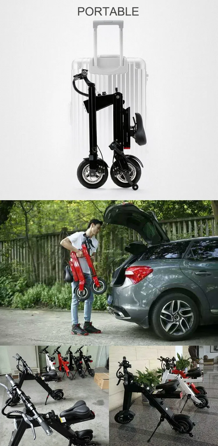 mini e bike folding