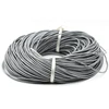 Sale 100 meters Uncut 1.5mm Grey Genuine Leather Cords, 1.5mm Round Real Leather Coated Jewelry Beading String