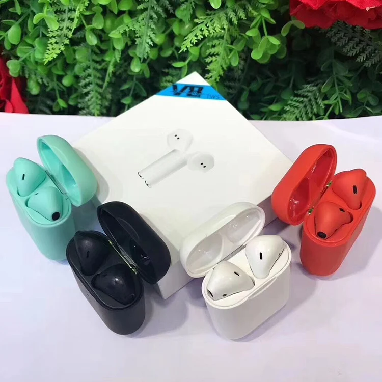 

2019 wireless headphone V8 earbuds 5.0 bluetooth handset with mic popup function