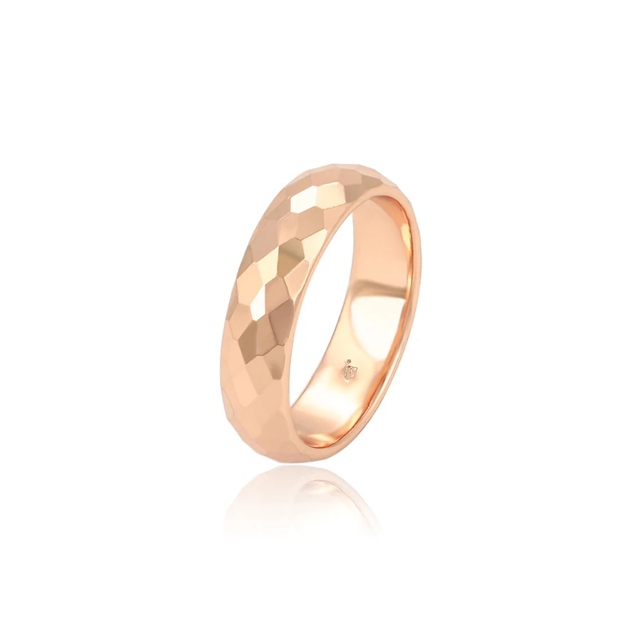 

15614 xuping wholesale fashion latest rose gold ring simple style ring jewelry