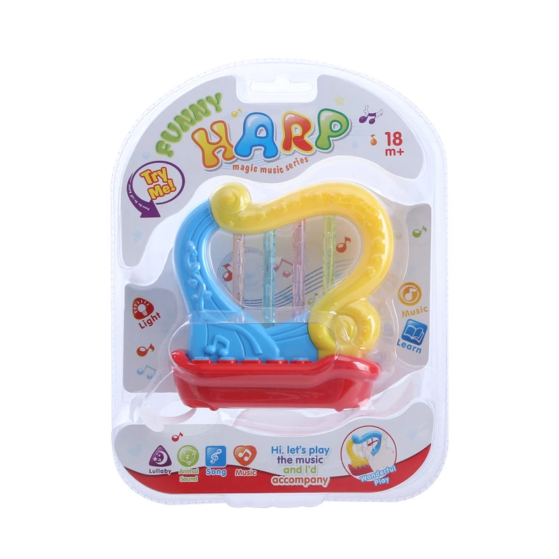 Educational Toys Electric Baby Musical Instruments Harp Toy With Light ...