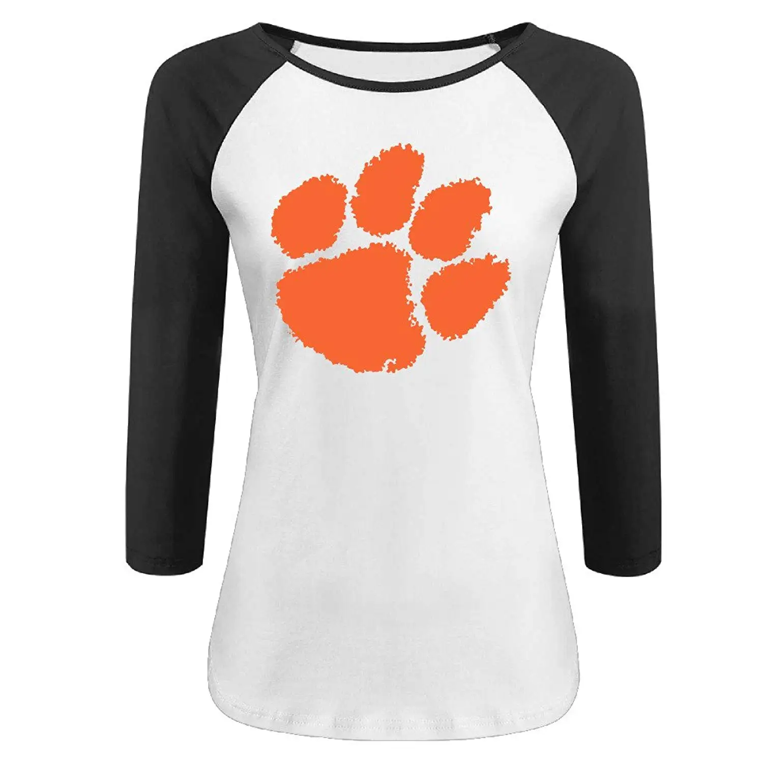 Buy Women Clemson University Tiger Paw Logo Design Causal