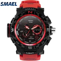 

Orange Sport Watch SMAEL Brand Watches LED Digital Wristwatch Multi-functional Men Clock Led Stopwatch 1531 SS Shock Sport Watch