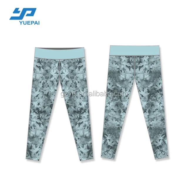 

Fashion hot sale sublimation printed fitness sports yoga leggings women leggings, Customized color