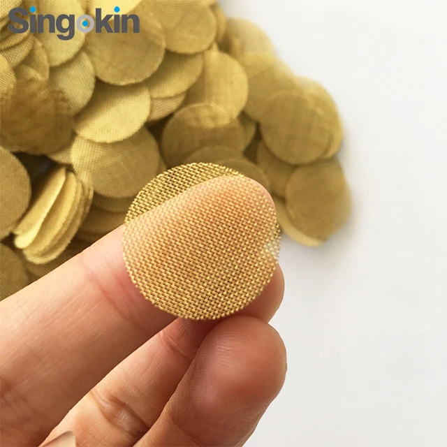 

micron filter mesh tobacco pipe screens stainless steel or copper smoking pipe screen