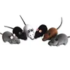 Funny wireless remote control electric flocking simulation mouse cat toy