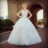 2019 stylish white wedding ball gowns full lace bride plus size wedding dresses