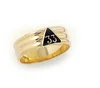 Gold Plated 33rd Degree Stainless Steel Masonic Ring