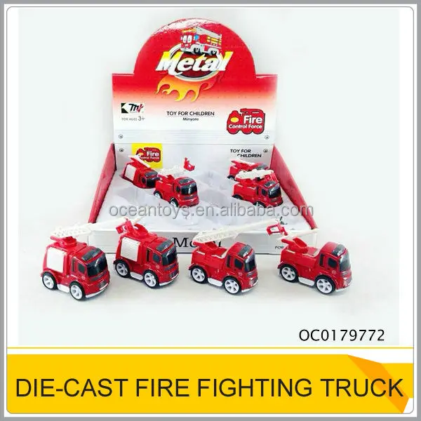 small toy fire trucks
