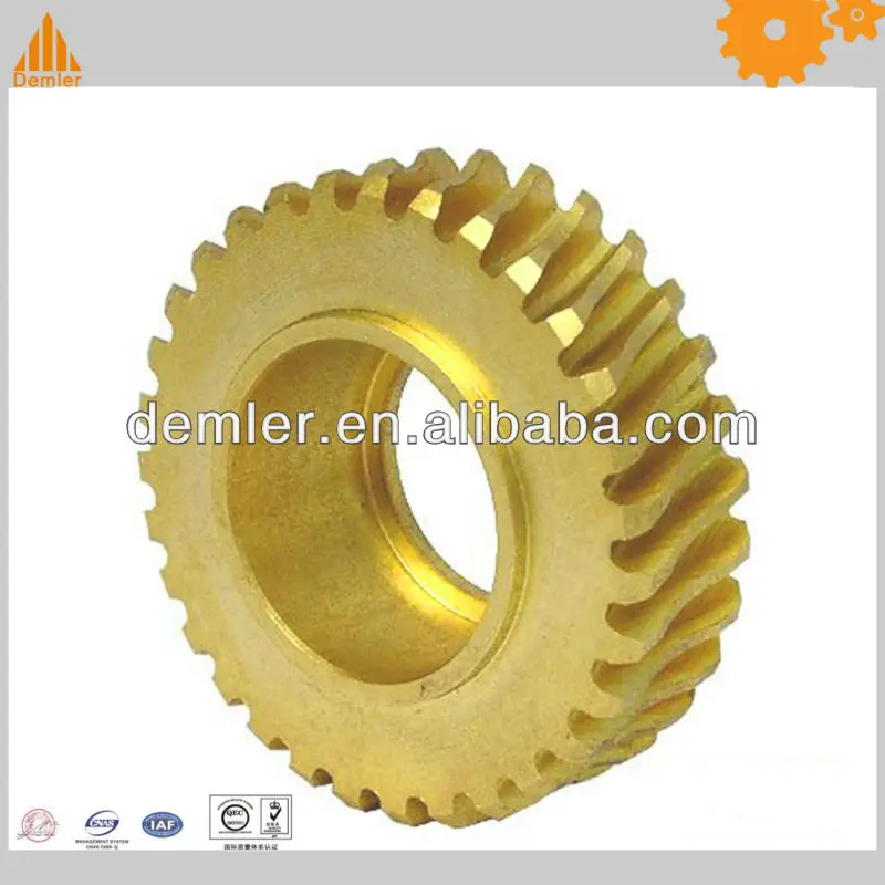 
Bronze/brass output worm gear input worm wheel assemble set 