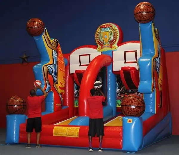 Popular Inflatable Basketball Shooting Stars Interactive Game