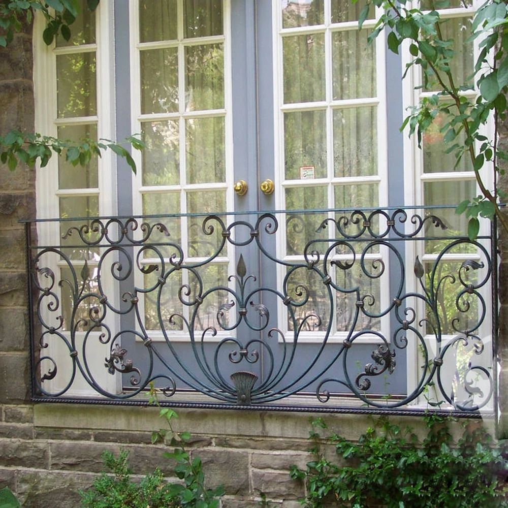 Safety Iron Balcony Railings Designs,Decorative Iron Windows Railing ...