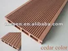 140*25mm cedar color wood plastic timber