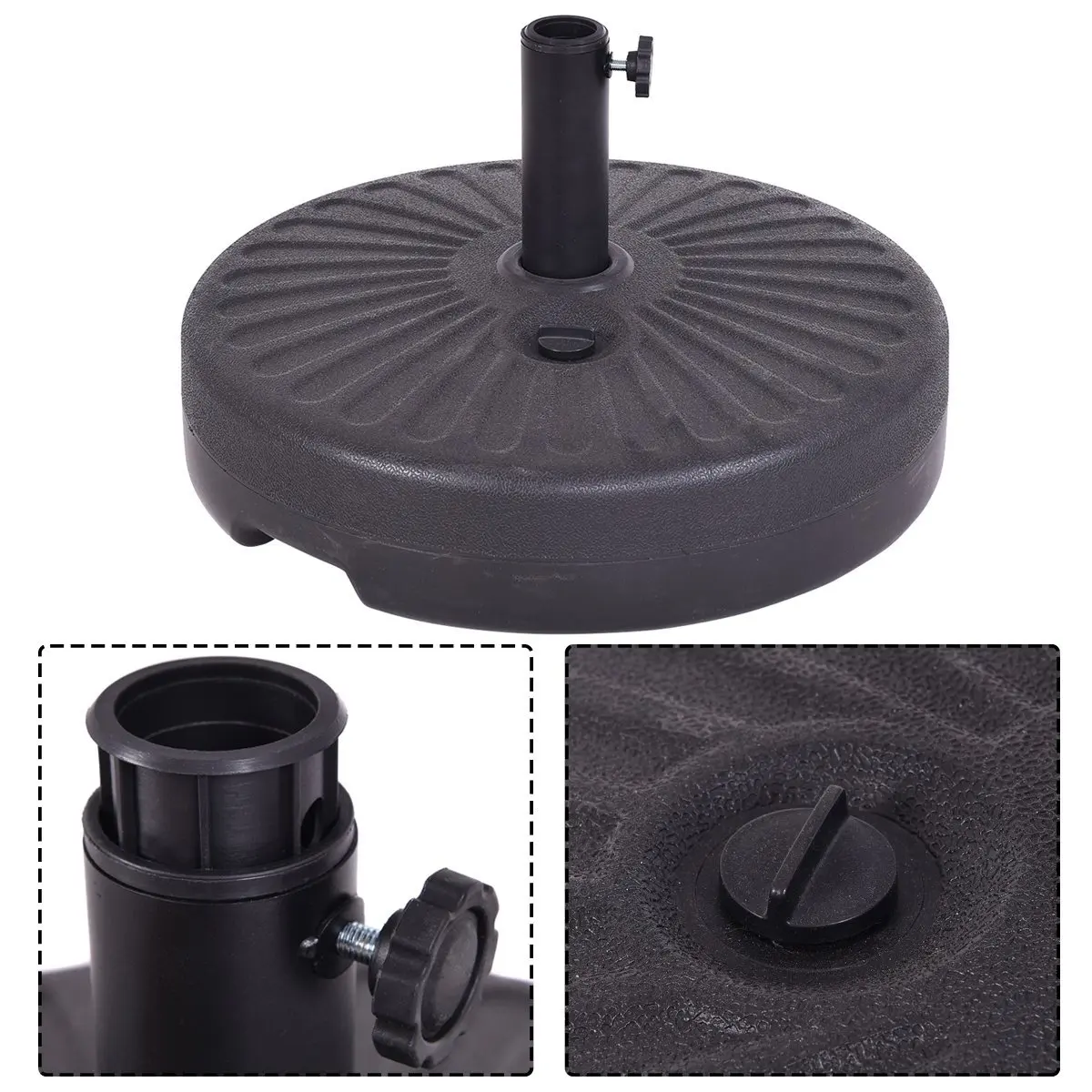 Round 23l Hdpe Plastic Water Filled Umbrella Base Buy Water Filled Umbrella Base,Hdpe Plastic