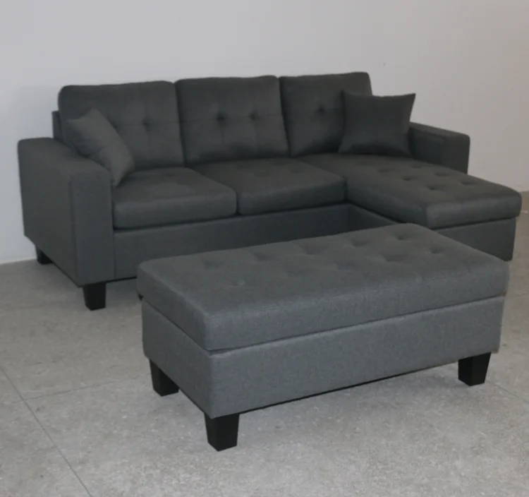 Muebles De La Sala Sofá Tela De Sofá Cama Sofá De La Esquina Cambia el tapizado a tu sofá viejo Las 4 Esquinas
