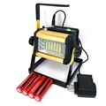 Powerful 30W Flood Lights Rechargeable led portable Flood light lamp IPX67 Outdoor Camping Lantern spotlight Battery