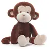 2019 Happy Monkey Baby Infant Soft Appease Stuffed Toy Playmate Calm Doll Kid Baby Plush Toy Cute Animals interactive monkey