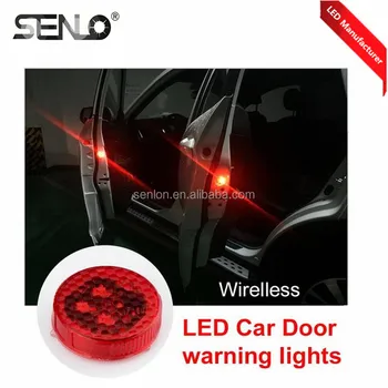 New Wireless Car Door Warning Signal Lights Magnetic Battery Red Warning Signal Lights Magnetic Battery