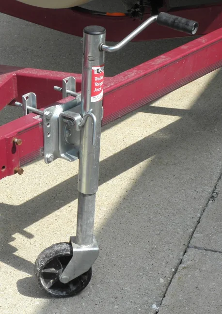 Heavy Duty Trailer Tongue Jack With Dual Swivel Wheel - Buy Trailer ...