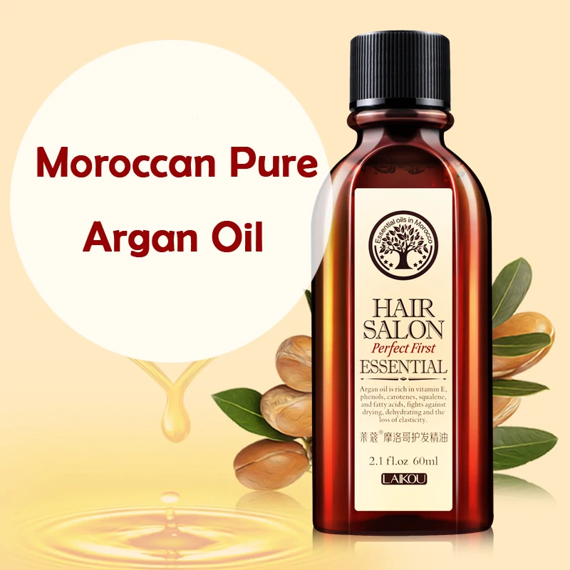 

Hot Sale High Quality Professional 60ML Natural Scalp Treatments Morocco Hair Care Oil