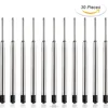 Ballpoint Pen Refills for Parker Pens, Medium Point,Metal Refill -Black Ink