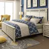 White Set Korea Style Wardrobe Bedside Table Dresser Mirror Oak China Solid Wood Bedroom Living Room Furniture Bed And Sofa Sets