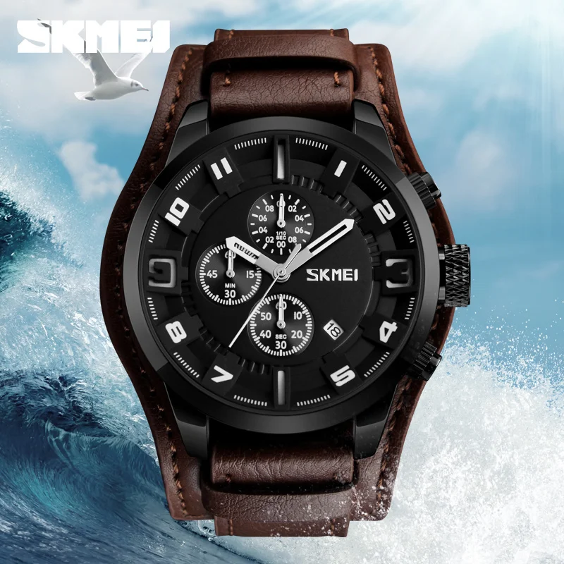 

Skmei 9165 New Japan Movement Waterproof Quartz Watch Mens Hand Wrist Watch, 4 colors