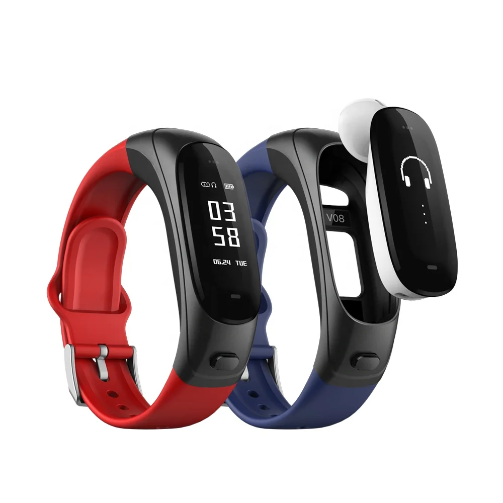 

Own brand oem odm smartbracelet factory fitness band with blood pressure top smartwatch shenzhen with ce rohs fcc, Blue , black , red