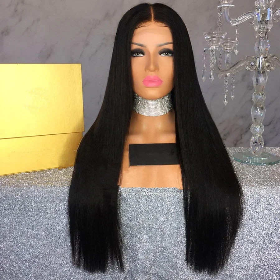 

Wholesale Cuticle Aligned Silky Straight Brazilian Virgin Human Hair Lace Front Wigs