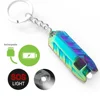 2019 Newest Button Switch Flashlight Two-Speed LED Mini USB Rechargeable LED Flashlight
