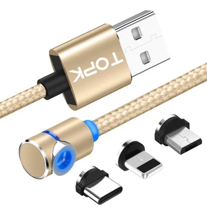 TOPK AM30 2M 3 1 Magnetic USB Charging Cable