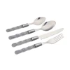 BC5057 Imitated Crystal Handle Flatware 4pcs set Crystal Plastic Cutlery Knives,forks,spoons