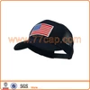 6 Panel Mesh American Sport White Patch Caps
