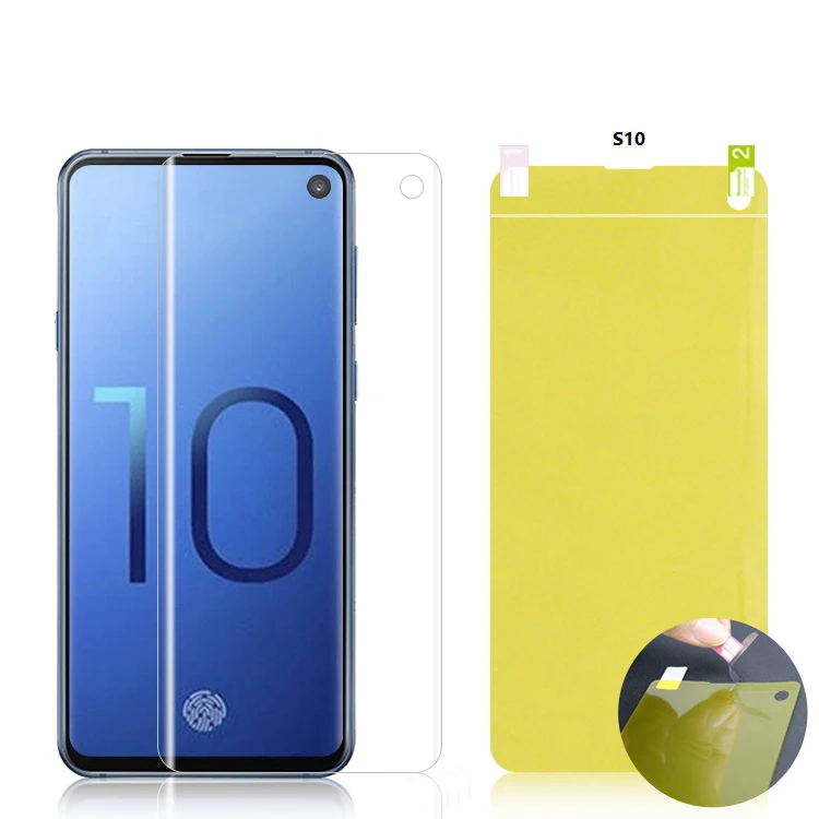 

2019 New for Samsung S10 S10 plus Soft Full Cover TPU Screen Protector for Galaxy S10 lite Transparent Protective Film