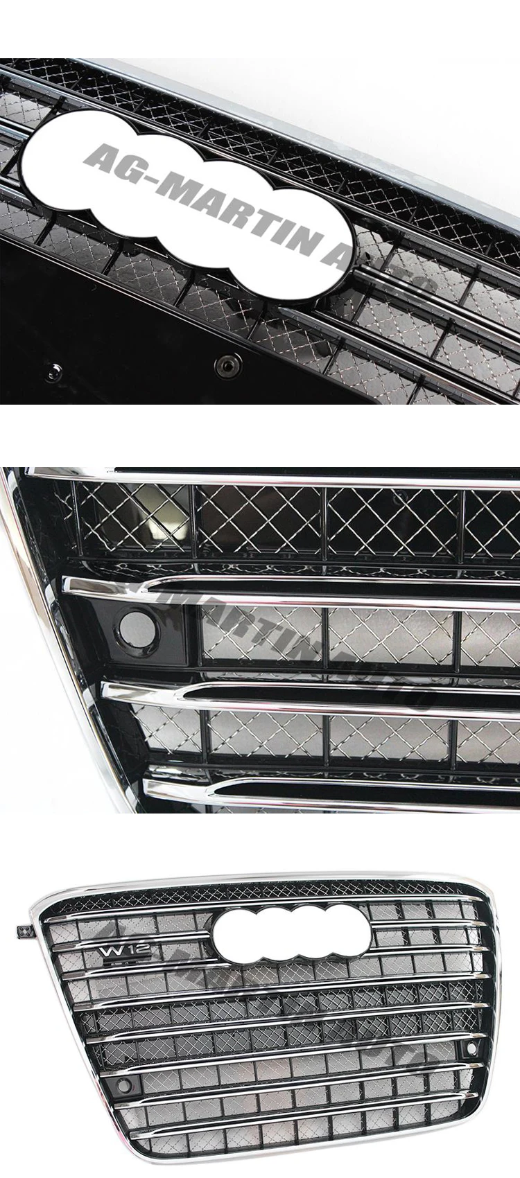 Bruce&Shark Front Right Lower Fog Light Bumper Grill For Audi A8 / A8 Quattro (2006-2008)