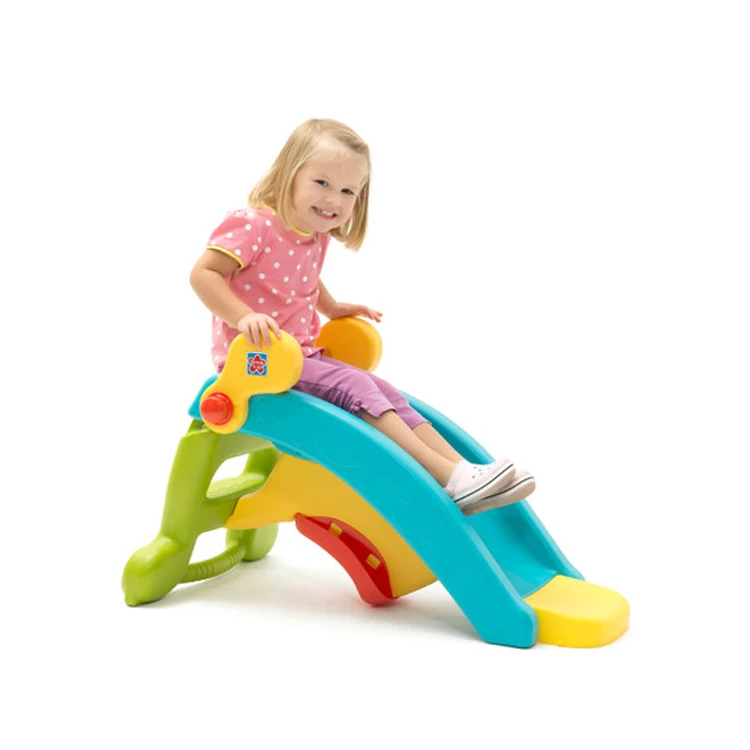 

Preschool small plastic slide for kids sliding toys indoor slide and rocking horse children chair, As the picture shows