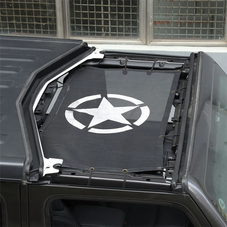 Roof Mesh Bikini Top Cover For Jeep Wrangler JL