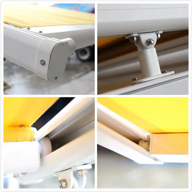 Skylight Sun Shade Protected Electric Metal Roof Canopy