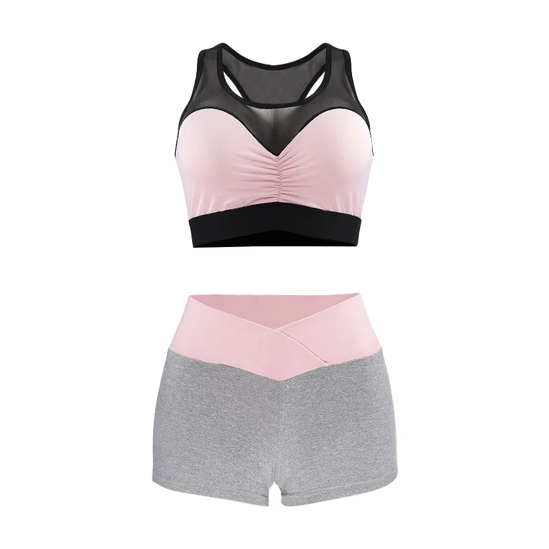 

Work Out Exercise GYM Yoga Shorts Bra Set for Women, N/a
