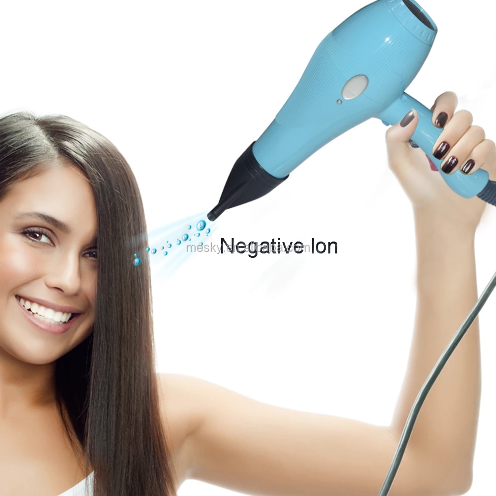 Professional Hair Dryer Negative Ionic Blow Dryer 2300w AC Motor 2 Speeds and 3 Heats with Cold Shot Button