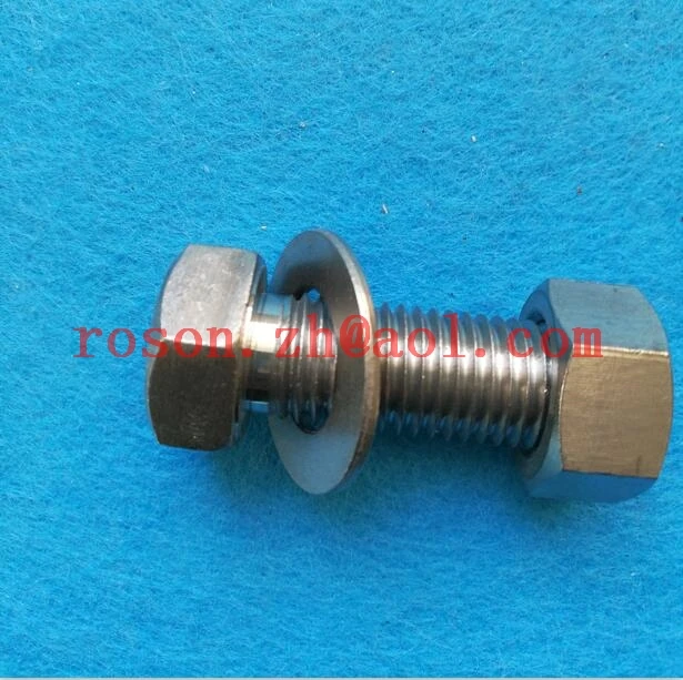 
Hastelloy C22 UNS N06022 Alloy C22 2.4602 HEX BOLT AND HEX NUT,FLAT WASHER 